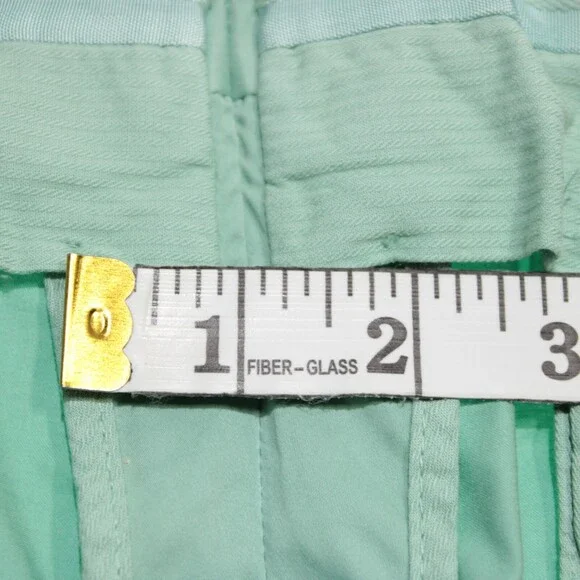 Zanella NWT Chinos / Casual Pants Size 36 US Noah In Solid Green Cotton Blend